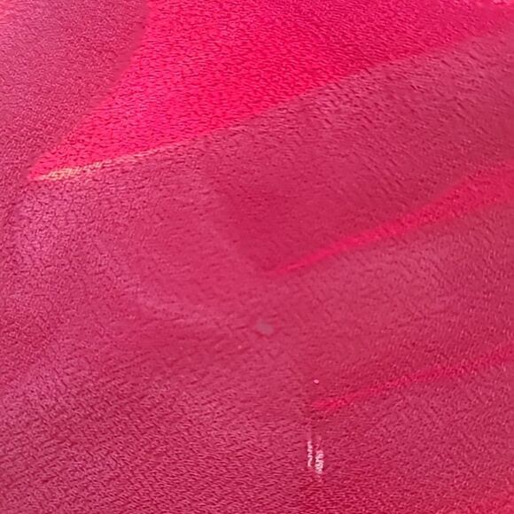 Another Thyme Red Glittery Blouse with Cowl Neckline,  Size 3X - Picture 10 of 10